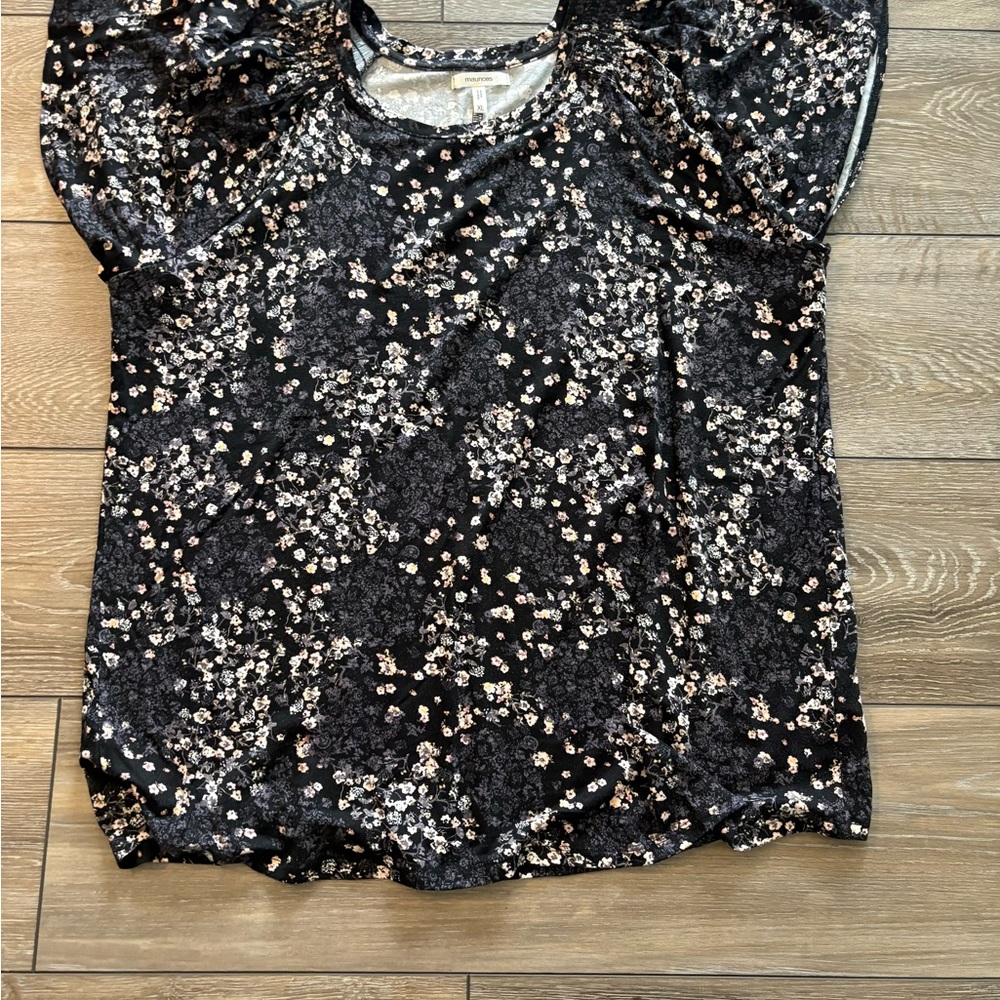 Maurice's Flutter Sleeve Top